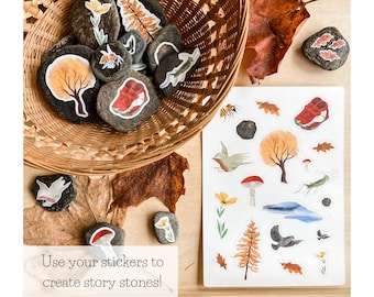 Nature Stickers | Nature Parade | Story Stones | Storytelling | Nature Play