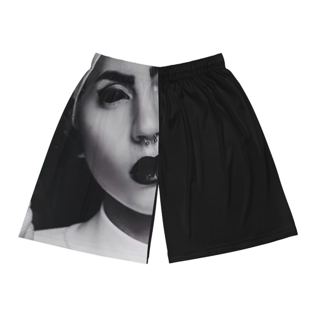 Nun Red & Black Basketball Shorts Etsy