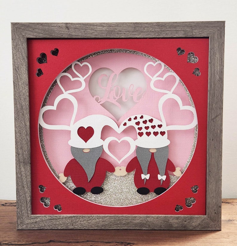 Gnomelove Shadow Box SVG File 3D SVG Layered Shadow Box Etsy