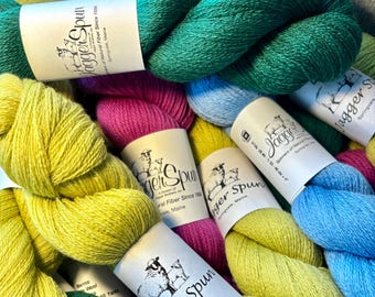 New Old Stock 100% Wool Jagger Spun Made in Maine Yarn, Multiple Colors