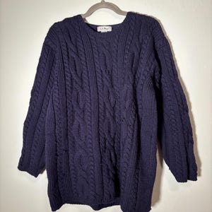 Vintage Ll Bean Fisherman Sweater - Etsy