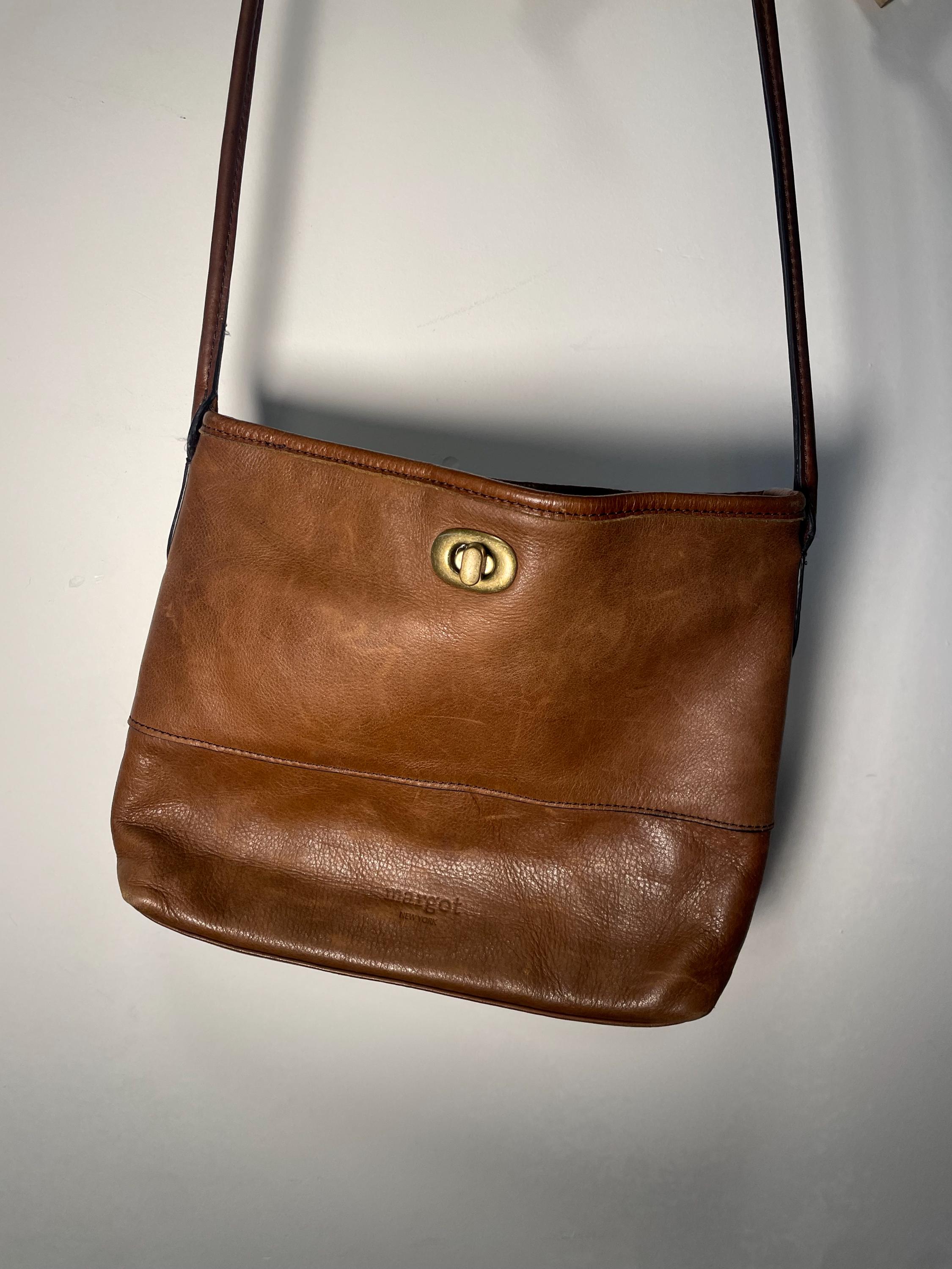 Gorgeous Margot Soft Leather Brown Leather Crossbody Bag Vintage Margot Bag Coach Bag Leather Purse Fall Leather Bags Brown Leather Etsy India