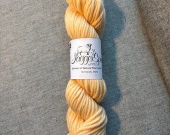 100% Superwash USA Wool by Jagger Spun, Presque Isle Chamois, Made in Maine Yarn