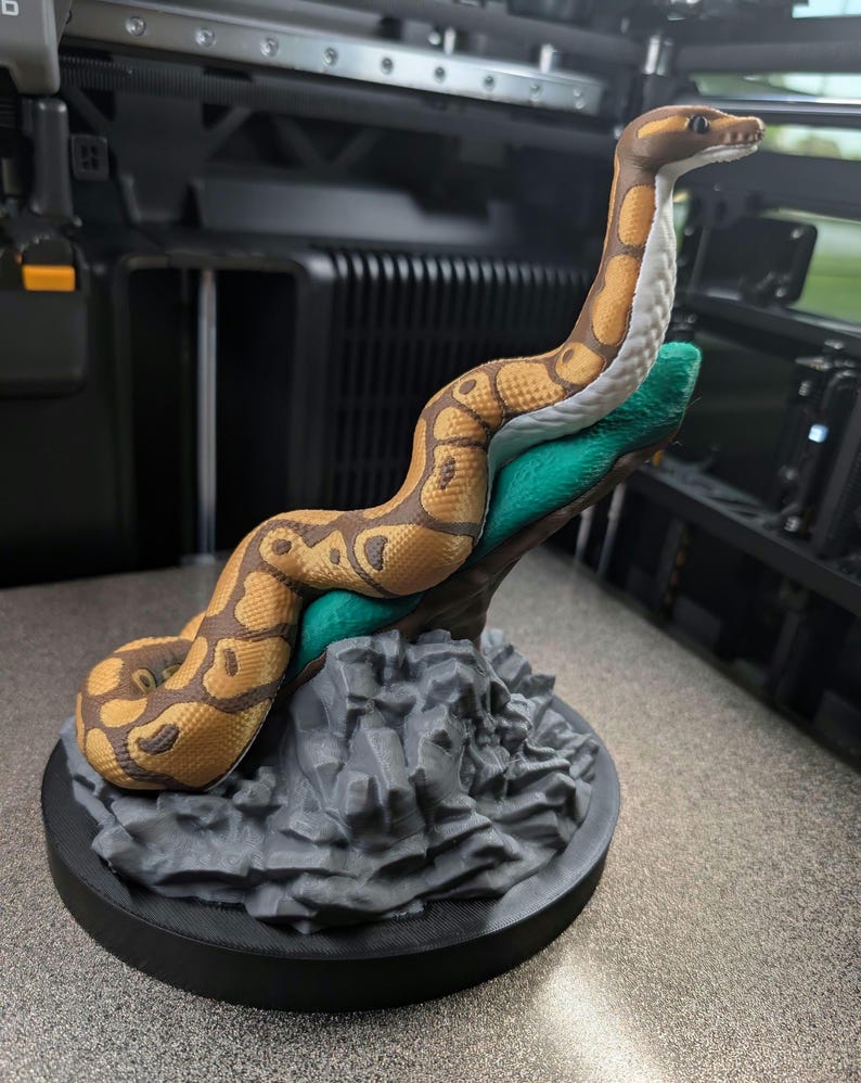 Ball Python Statue 画像 2