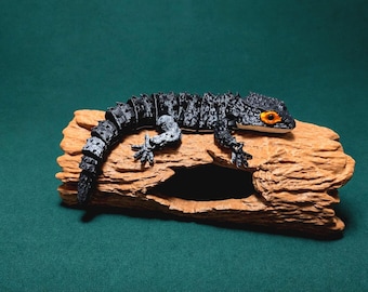 Articulated Red Eyed Crocodile Skink