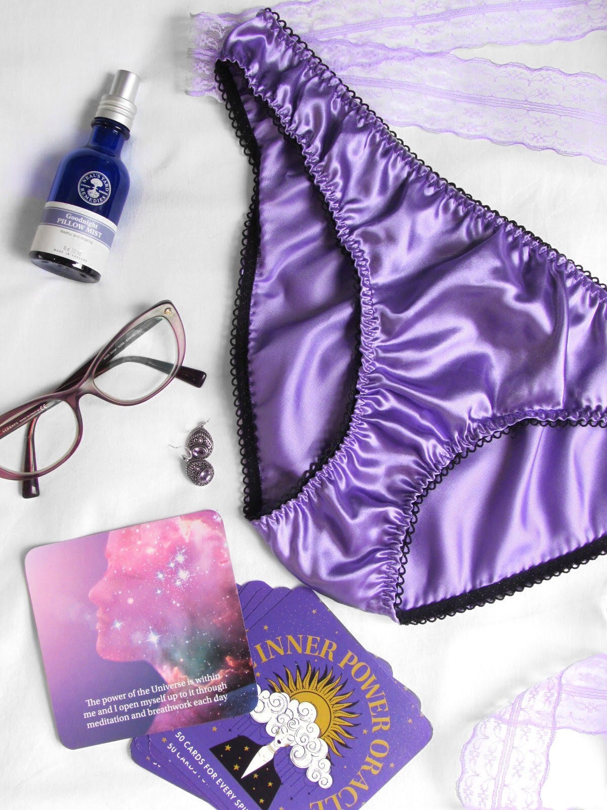 Lilac Satin Panties -  Canada