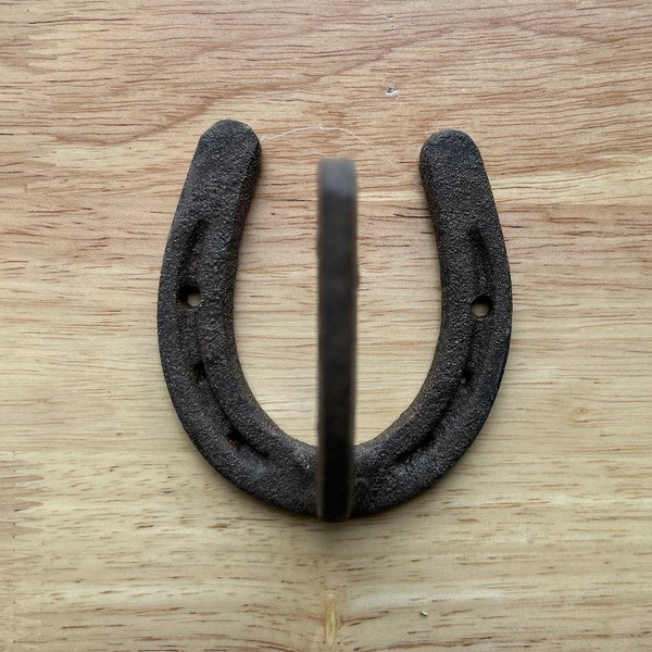 Pony shoe coat hanger hook