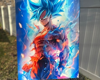 BRAND NEW DRAGON BALL Z GOKU JDM Glow Panel Electric Lamp Interior