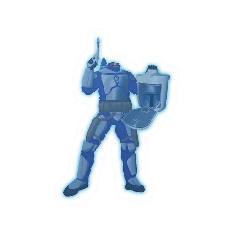 Star Wars Jango Fett Camtono Ghost Sticker Kiss-cut Vinyl Decal ...