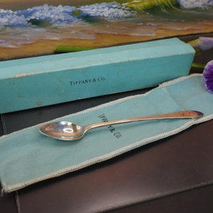 Vintage Tiffany & Co. 925 Sterling Silver Baby Spoon, Engraved