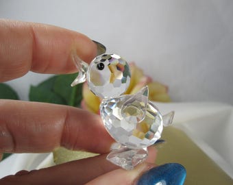 SWAROVSKI DUCK DRAKE Small, Collectible Vintage Retired Crystal Duck, TB627