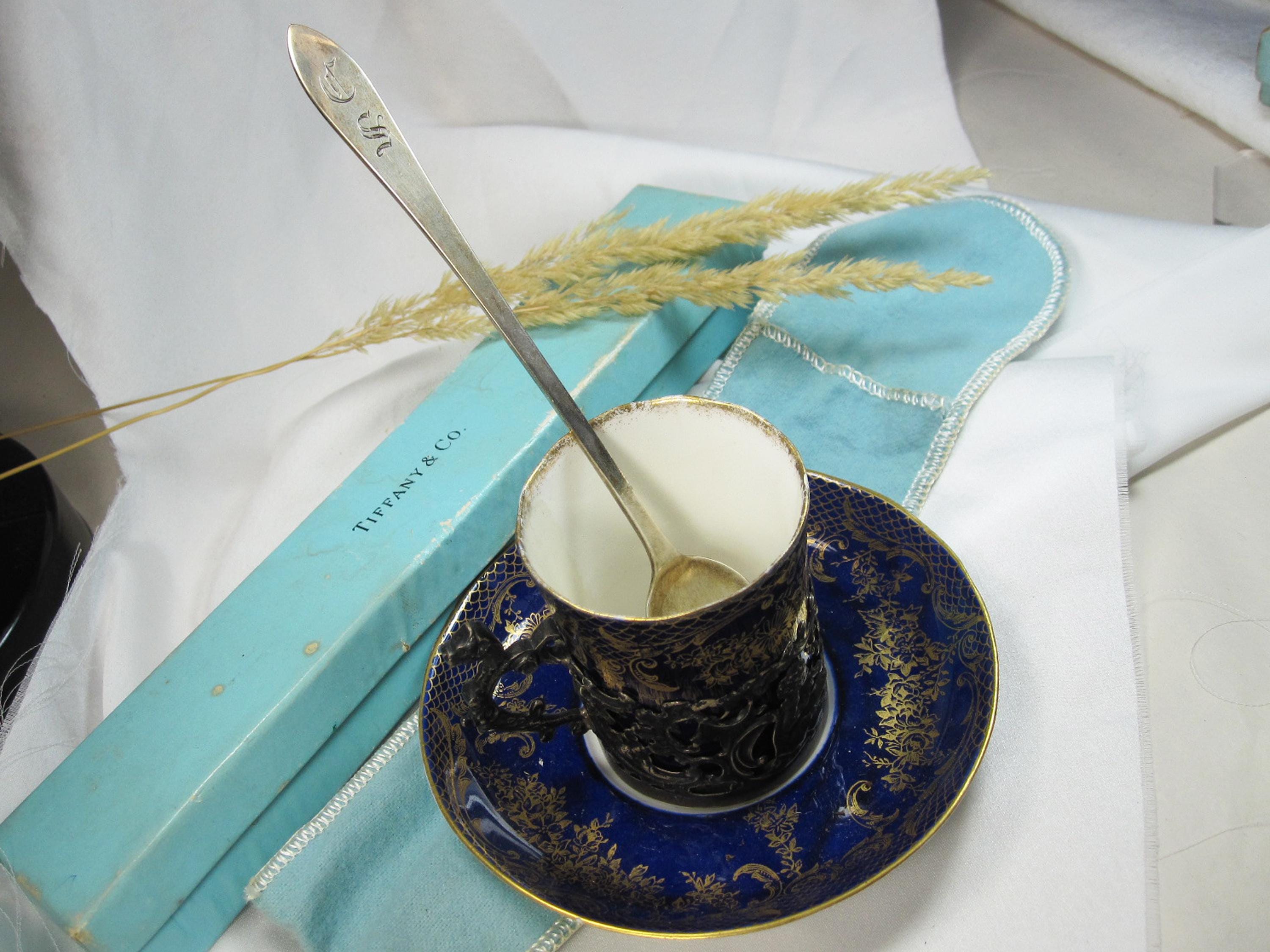 Vintage Tiffany & Co Sterling Silver 6 Inch Spoon With Original