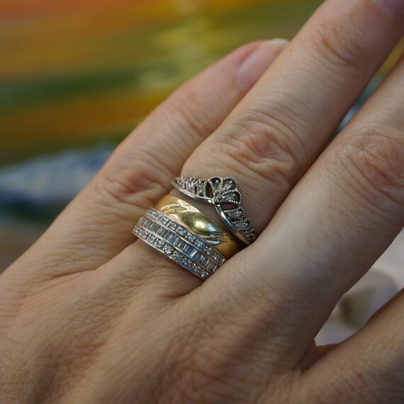 Vintage Emmy London Palladium and Diamond Ring Engagement Ring Cased With Certificate Ring D11 Etsy UK