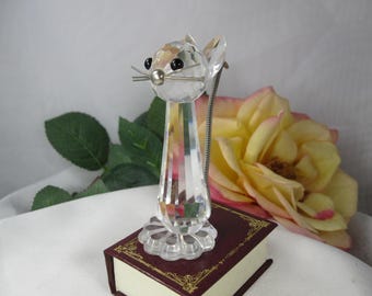 SWAROVSKI KAT REPLICA (uitgave 1994), schattige vintage kristallen kat uit de jaren 90, niet meer verkrijgbaar, TB601
