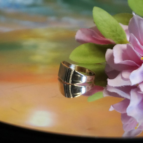 Vintage 9kt Gold Ring, 9ct signet Ring, Vintage E… - image 1