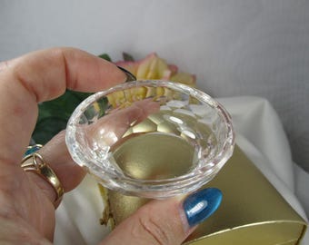 SWAROVSKI BOWL Mini, Collectible Vintage Retired Crystal Bowl/ One Ring Dish, TB629
