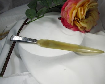 Vintage briefopener met zilveren handvat 835, TLJ17
