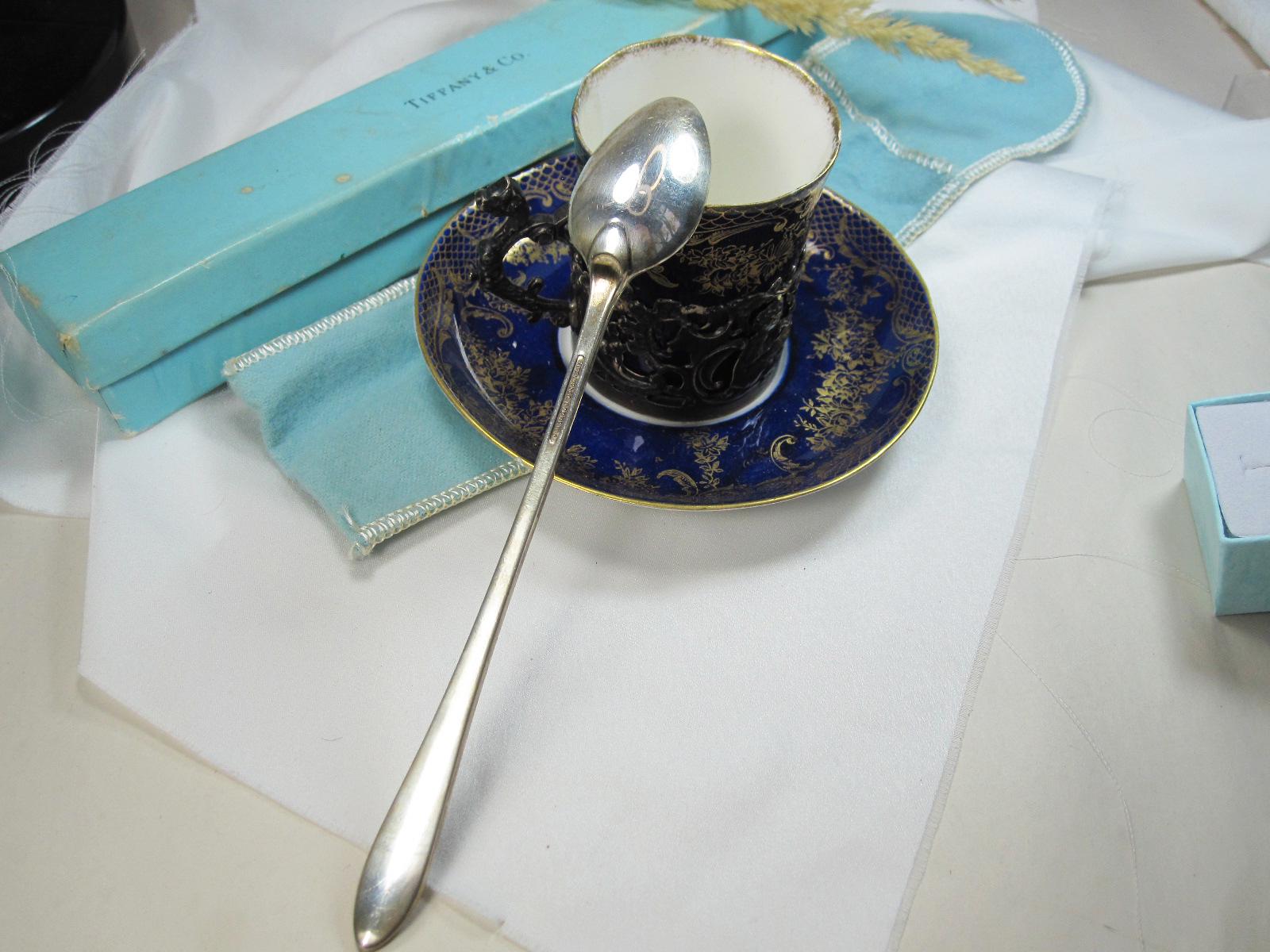 Vintage Tiffany & Co Sterling Silver 6 Inch Spoon With Original
