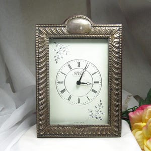 R. Carr Sterling Silver Clock - Etsy