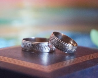 Vintage 9kt wedding band, gold wedding rings,  Victorian style Wedding Band, Women’s Vintage Style Wedding Band, Men's Wedding Band, GG43