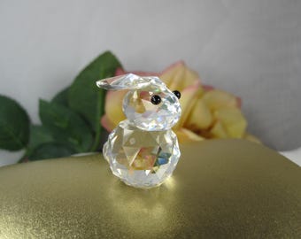 SWAROVSKI RABBIT Small, Collectible Vintage Retired Crystal Rabbit, TB626