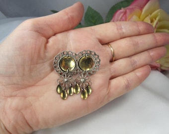 Scandinavian Antique Silver Solje Wedding Brooch, Authentic Norwegian Jewelry, TB190