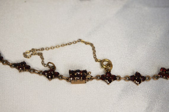 Victorian Bohemian Garnet Necklace 1840-50 Large … - image 8