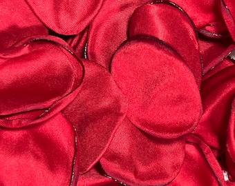 Red Petals Wedding Decor Flower Girl Petals Red Wedding Aisle Decor Flower Petals Dark Red Ceremony Decor Bridal Shower Confetti
