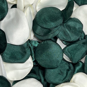 Grüne Blätter Weiß Hochzeitsdeko Blumenmädchen Blütenblätter Emerald Grün weiße Hochzeit Gangdekor Blumenblätter Waldgrün Jäger Konfetti