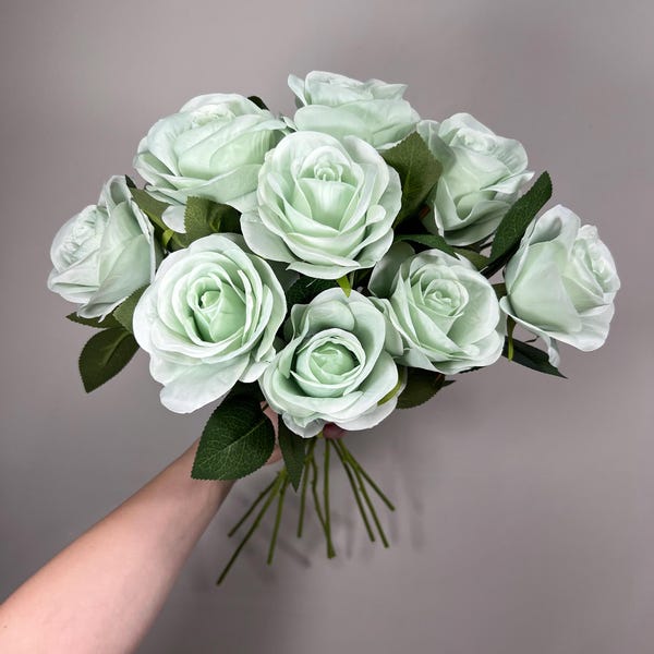 Ocean Green Roses Seafoam Green Roses - Etsy