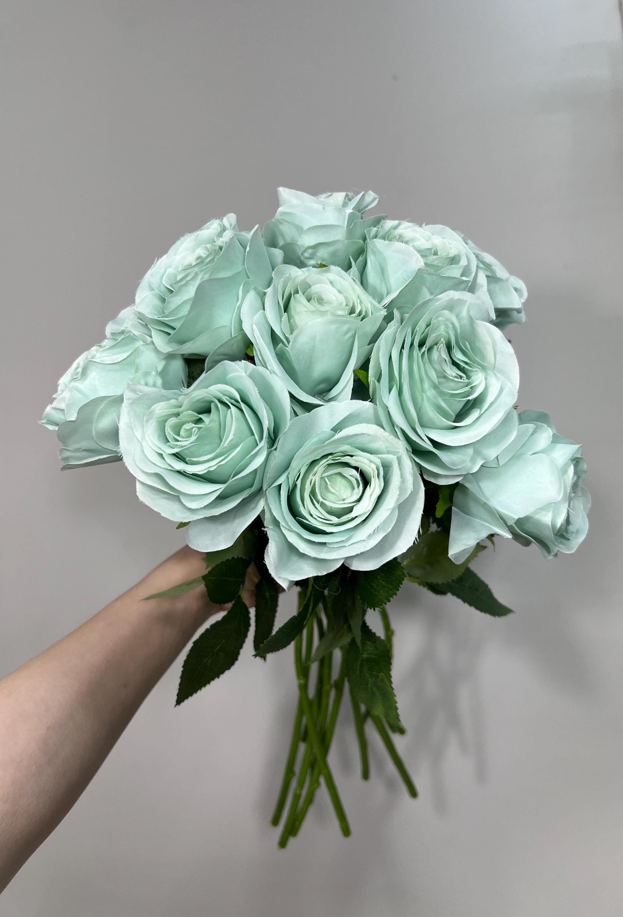 Mint Roses Fresh Mint Green Flowers Magical Green Rose In Watercolor, Magic,