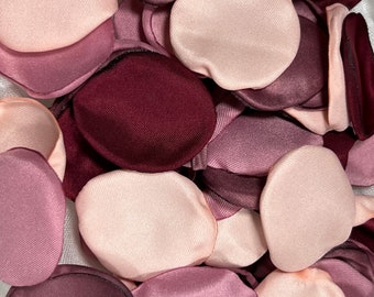 Pink Petals Wedding Decor Flower Girl Petals Burgundy Wedding Aisle Decor Flower Petals Dusty Rose Ceremony Decor Blush Confetti