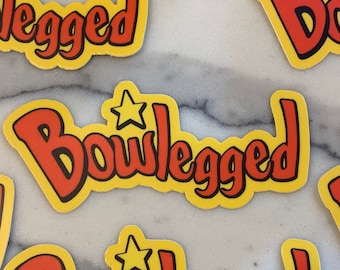 Widespread Panic - Bowlegged Bojangles 3" Yellow Sticker Vinyl/UV/Water Resistant