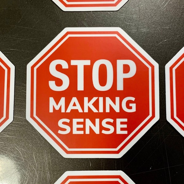Talking Heads - Stop Making Sense Girlfriend is Better - 3" Sticker Vinyl/UV/Water Resistant