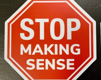 Talking Heads - Stop Making Sense Girlfriend is Better - 3" Sticker Vinyl/UV/Water Resistant