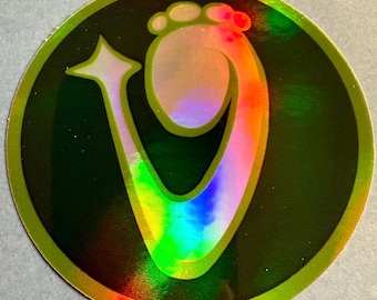 STS9 - HB 3" Holographic Sticker Vinyl/UV/Water Resistant Sector 9