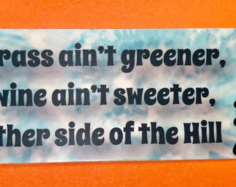 Rose 7.5" Bumper Sticker Vinyl/UV/Water Resistant