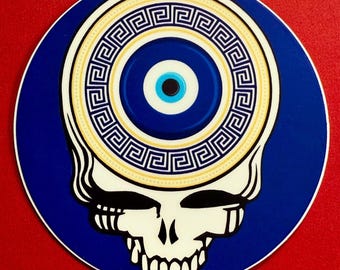 Evil Eye Mati 3" Sticker Vinyl/UV/Water Resistant