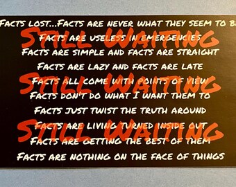 Talking Heads - Crosseyed and Painless 6"  Sticker Vinyl/UV/Water Resistant