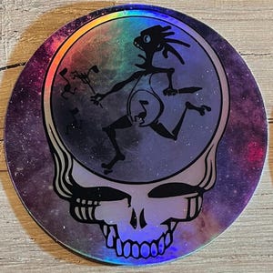 Widespread panic - Note eater 3" Sticker holographic - Vinyl/UV/Water resistant