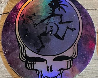 Widespread panic - Note eater 3" Sticker holographic - Vinyl/UV/Water resistant