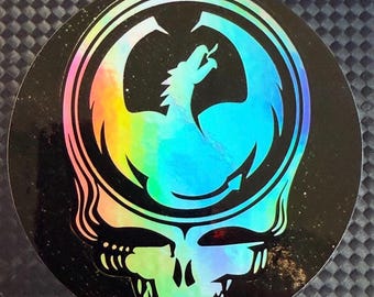 Boarders Holographic 3" Vinyl/uv/water resistant