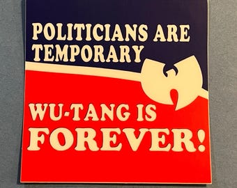 Politics 3" Bumper Sticker Vinyl/UV/Water Resistant