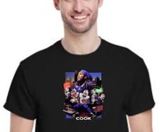 JAMES COOK Crew Neck Unisex Pre Shrunk Cotton T-Shirt