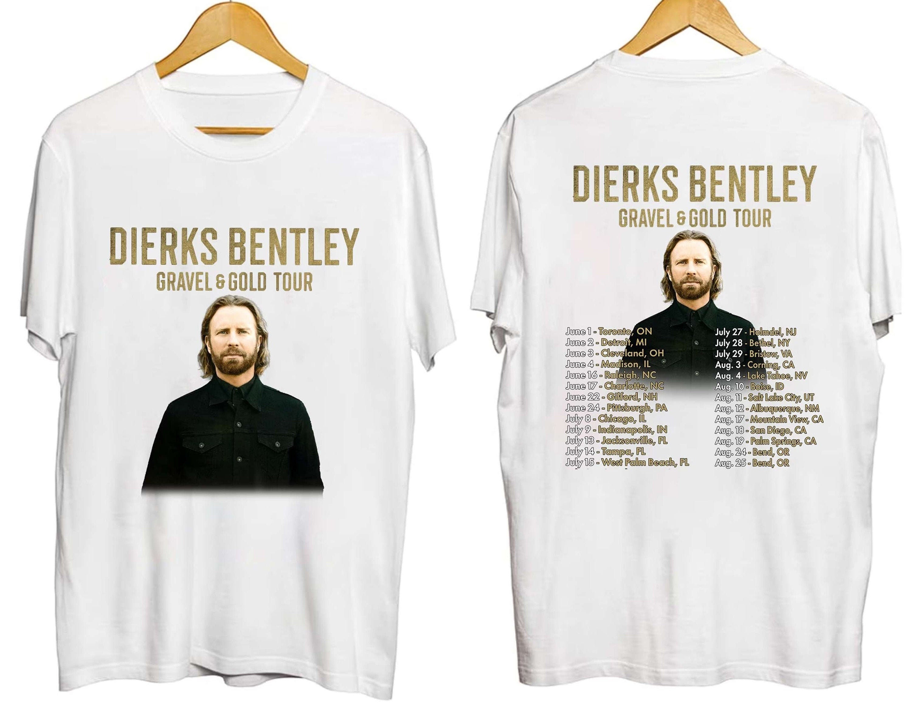 Dierks Bentley Gravel And Gold 2023 Tour Shirt