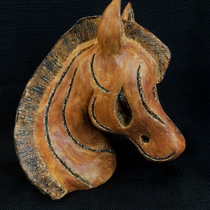 Horse, horse art, horse sculpture, horse head art, horse head sculpture, sculpture, horses, ceramic horse art, pony art, pony sculpture