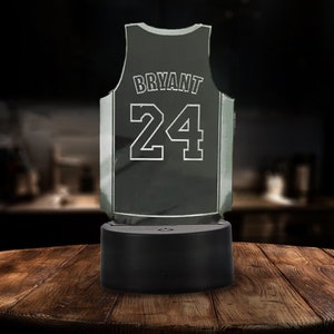 Personalized Basketball Jersey Player Name Lamp, Jersey Lamp, Jersey Gift, Jersey Student Gift, Football Gift, Jersey Graduation Gift