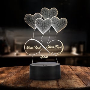 Personalized Couples Gift Lamp, Couples Lamp, Couples Gift, Couples Name Gift, Couples Gift, Couples Lamp Gift