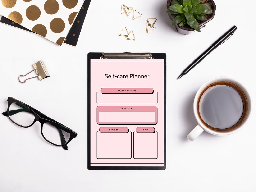 Self Care Journal | Self Care Planner | Wellness Planner | Habit ...
