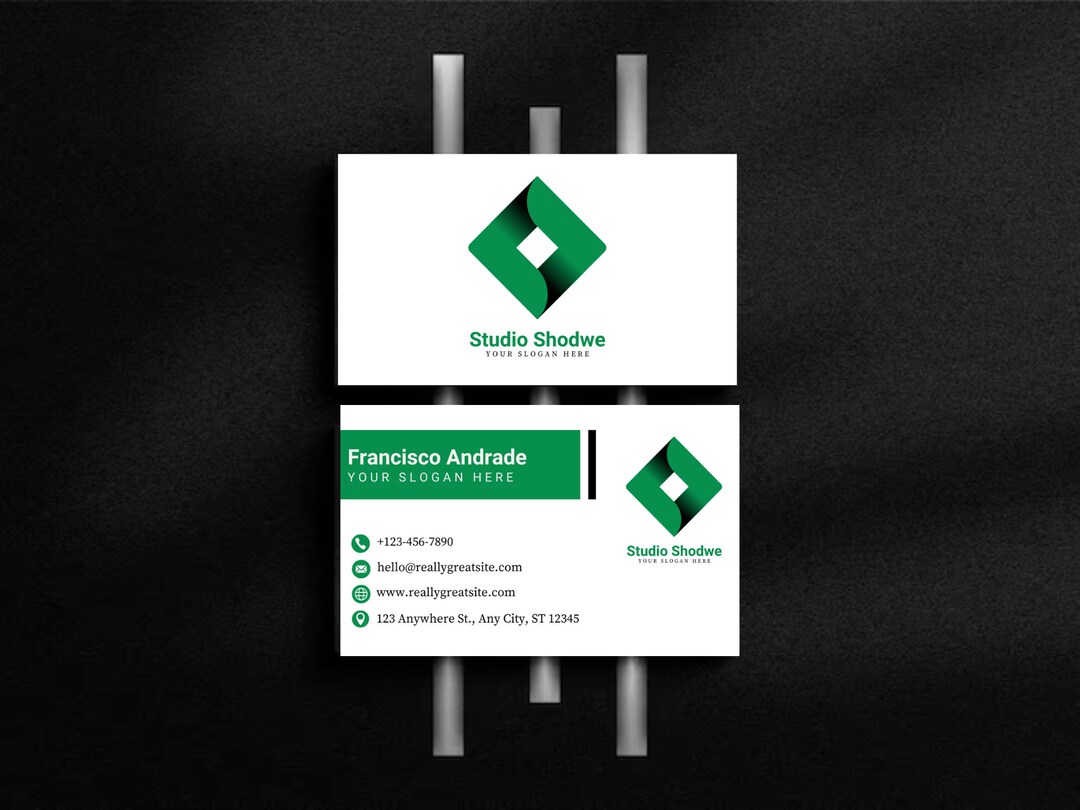 Business Card Template Printable Business Card Template Editable